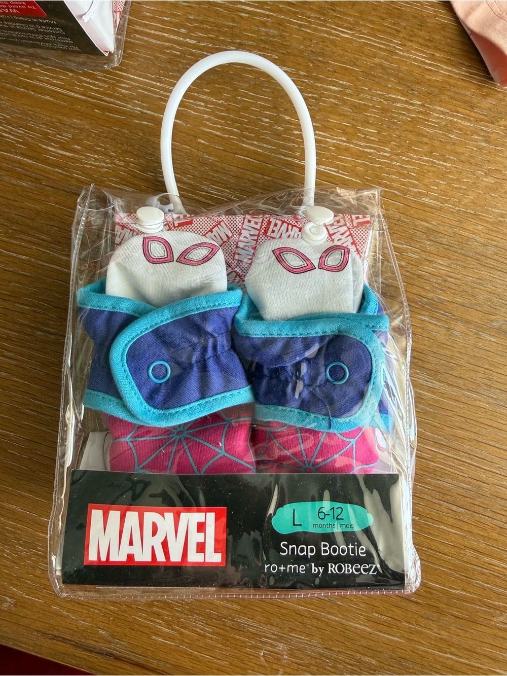 6-12m Robeez bootie Ghost Spider Marvel